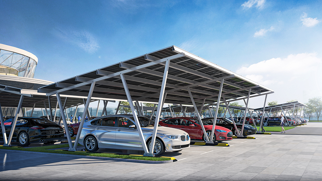 Home 2 Solar Car park graphic road view 1
